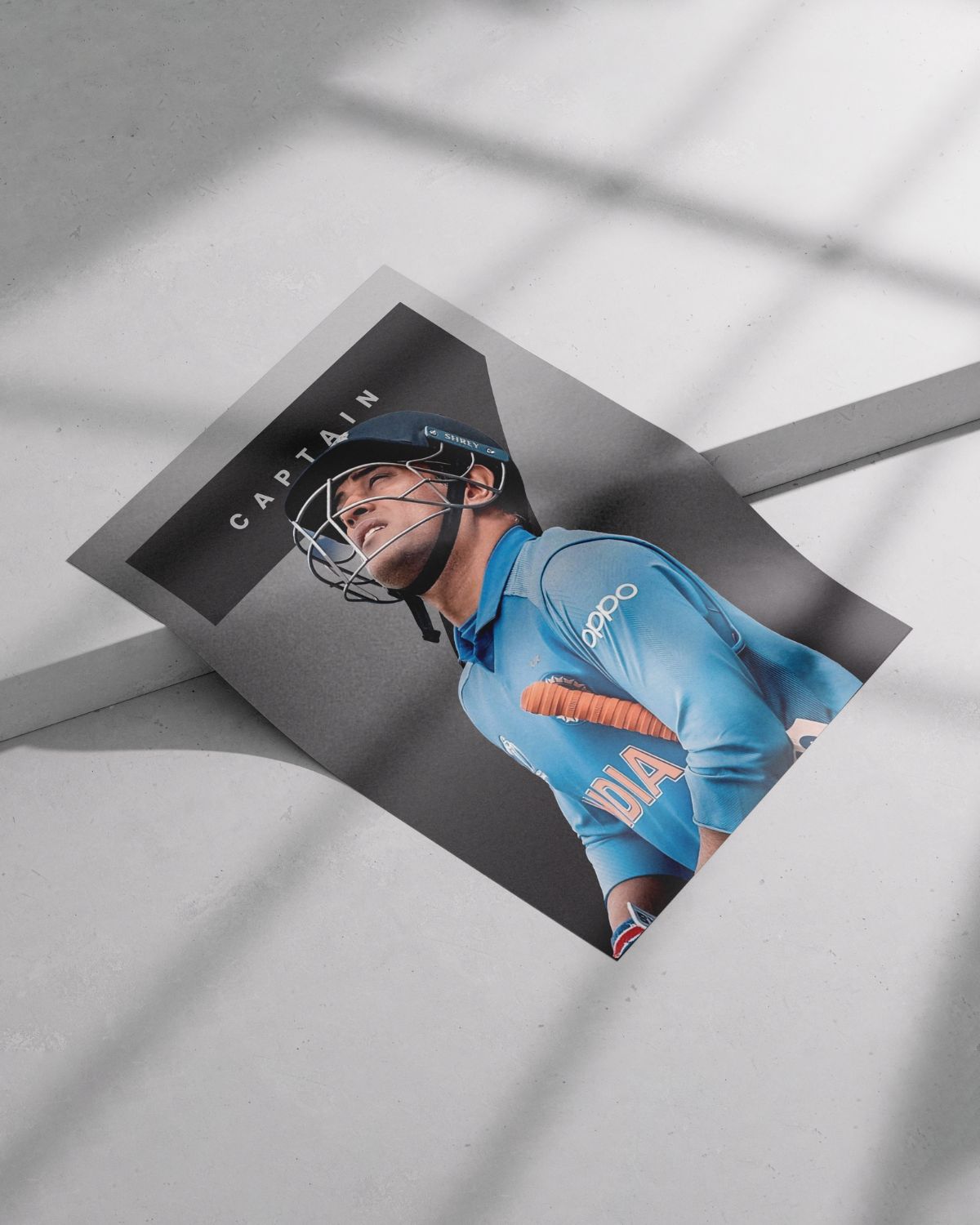 MS Dhoni Poster | Cricket Poster - MSD