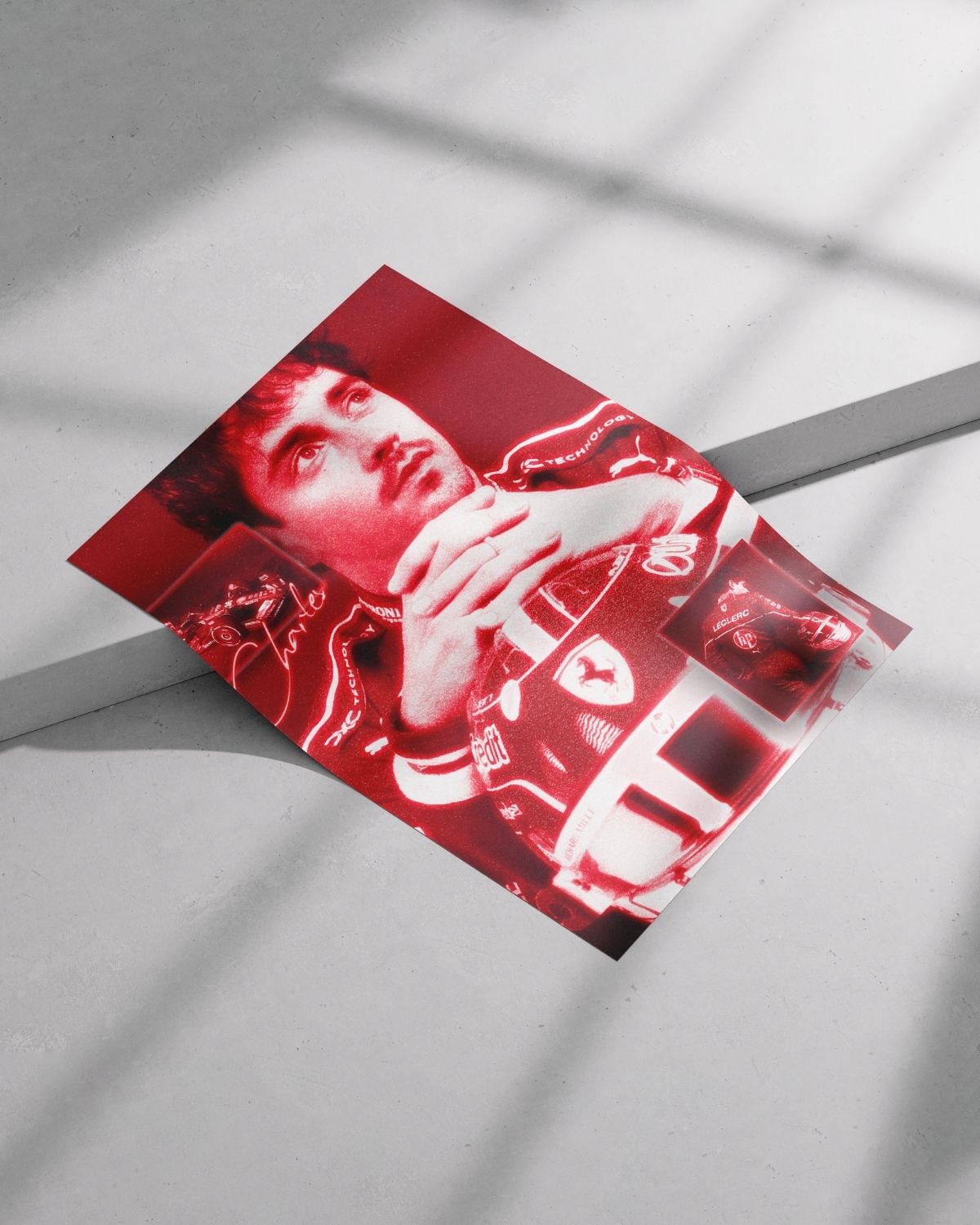 Charles Leclerc - Red Hot Poster
