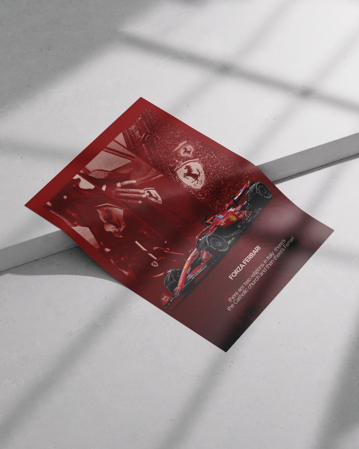 Ferrari Team Poster