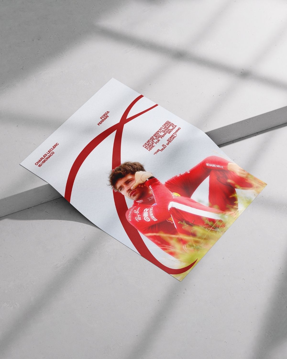 Charles Leclerc - DNF Poster