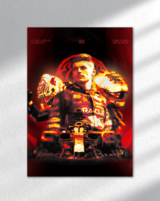 Max Verstappen Poster