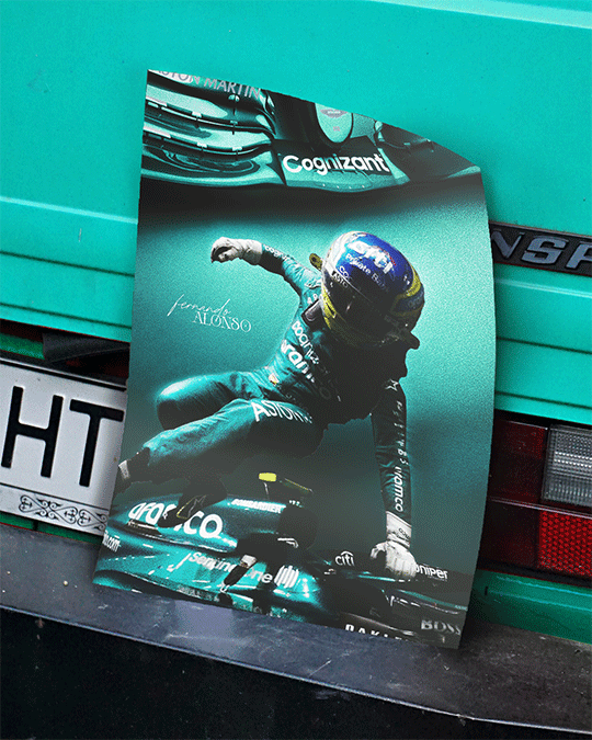 Fernando Alonso Poster