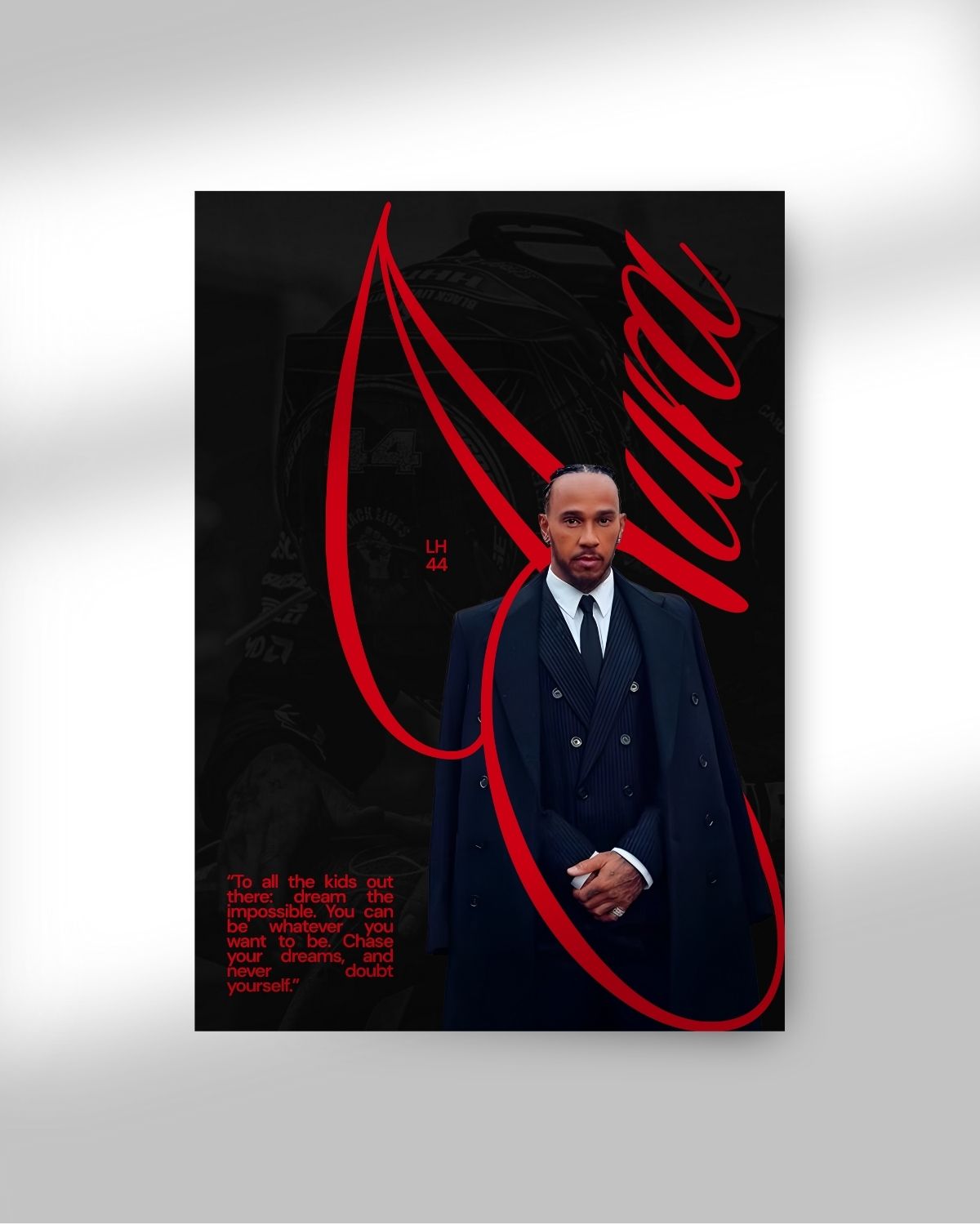 Lewis Hamilton - Aura Poster