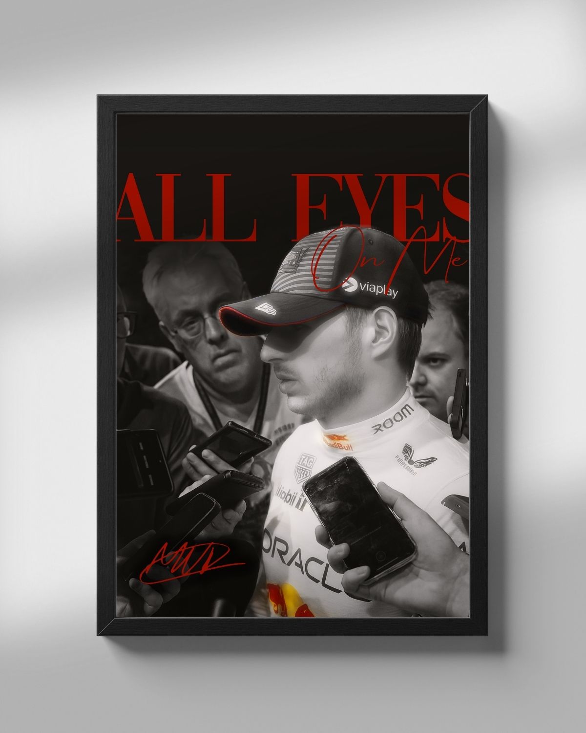 Max Verstappen - All Eyes on Me Poster