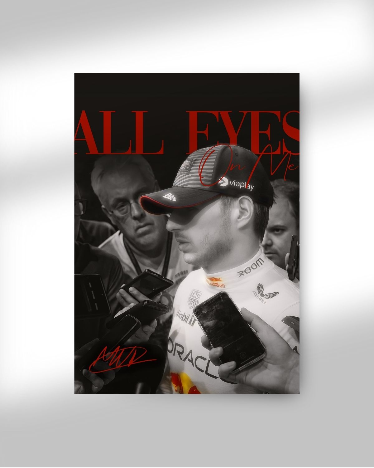 Max Verstappen - All Eyes on Me Poster