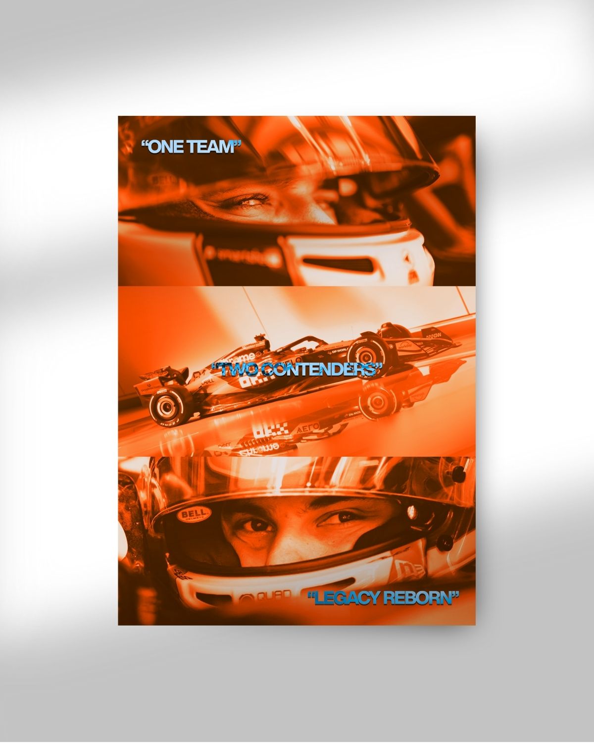 McLaren Team Poster