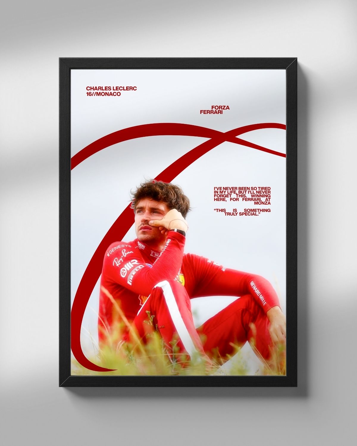 Charles Leclerc - DNF Poster