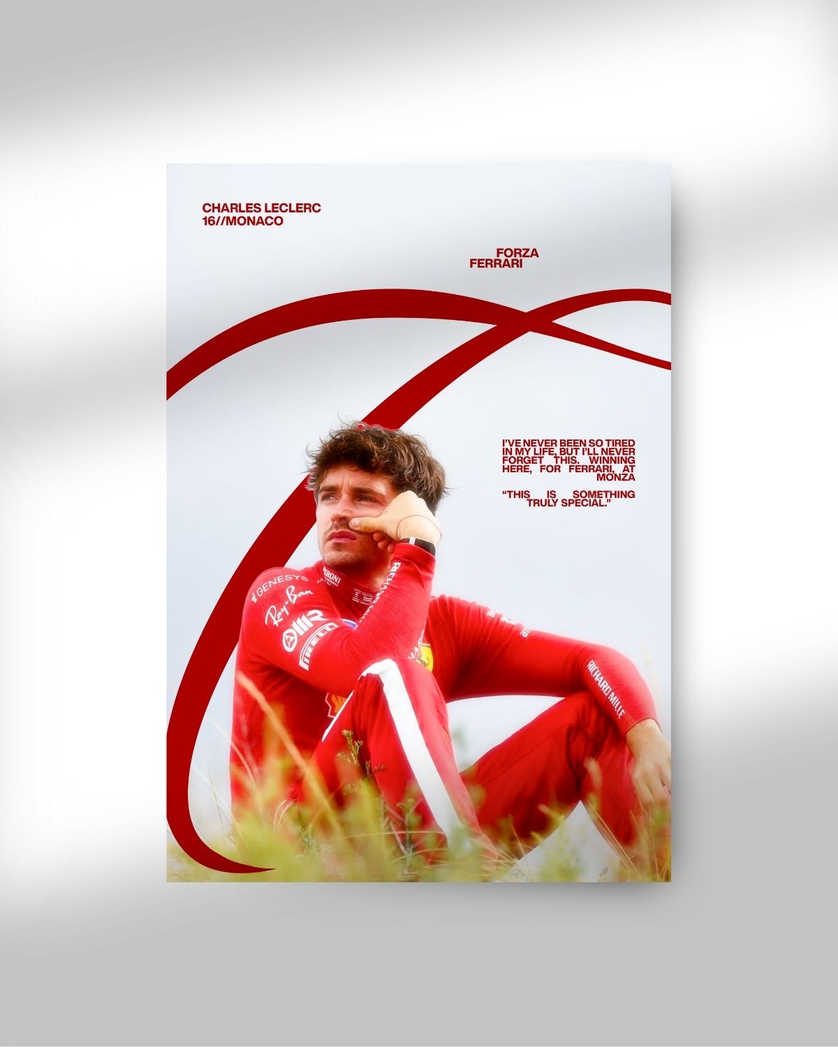 Charles Leclerc - DNF Poster