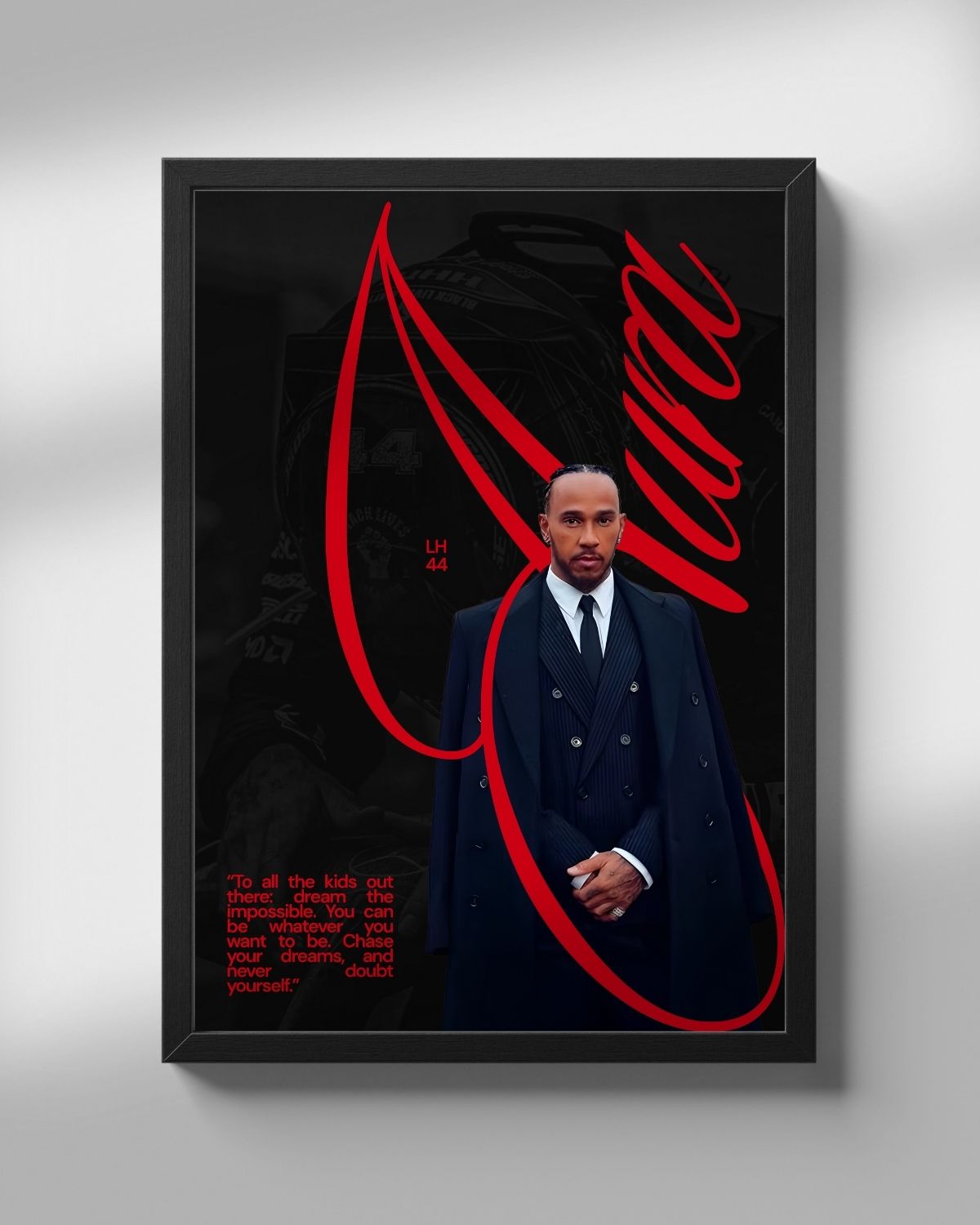 Lewis Hamilton - Aura Poster