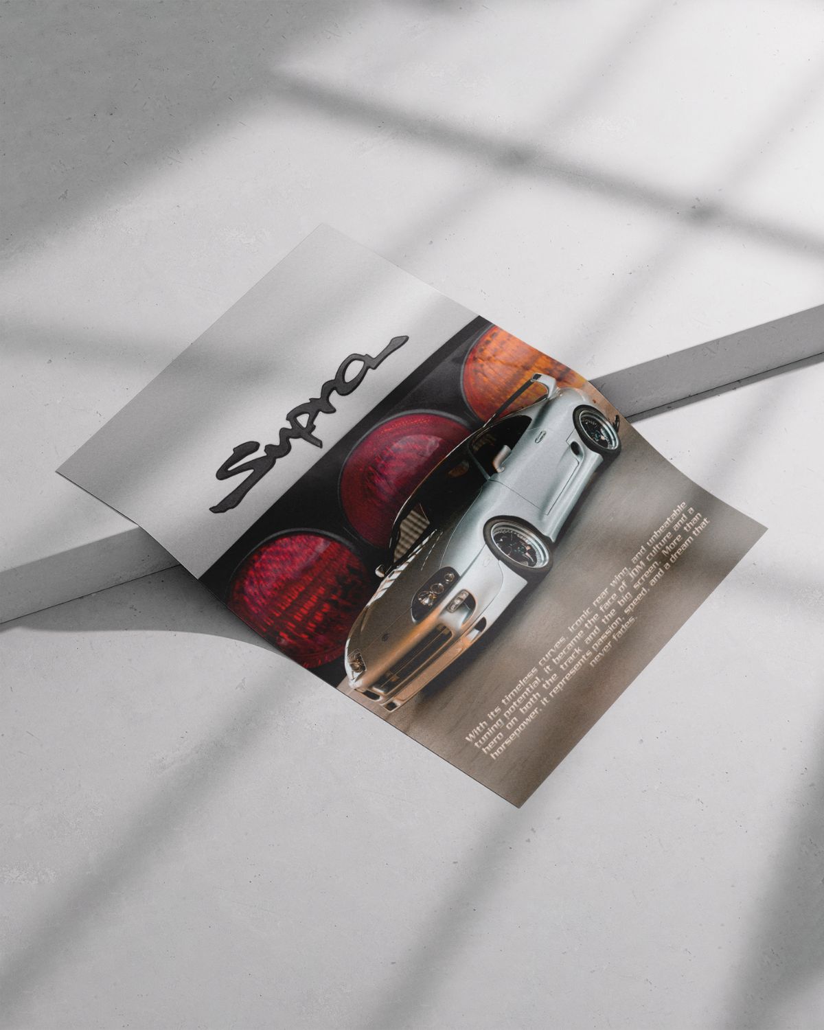 Toyota Supra MK4 | JDM Legend Poster