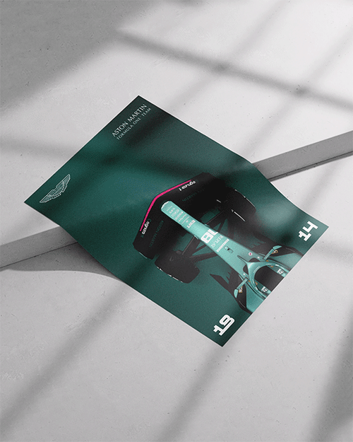 Aston Martin F1 Poster