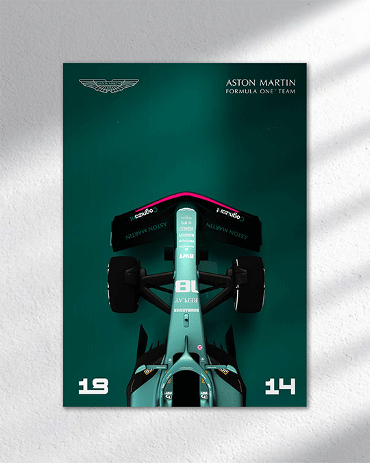 Aston Martin F1 Poster