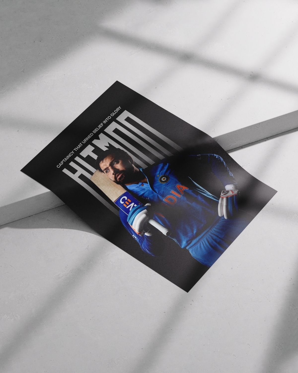 Rohit Sharma Hitman Poster | Cricket Poster