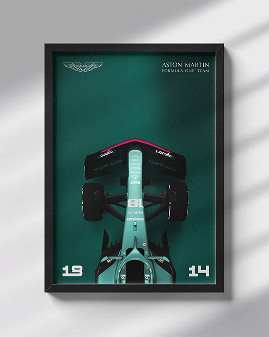 Aston Martin F1 Poster