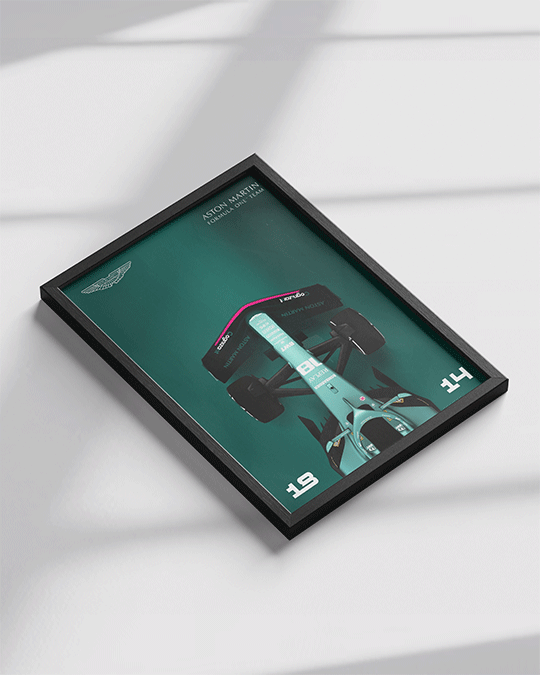 Aston Martin F1 Poster