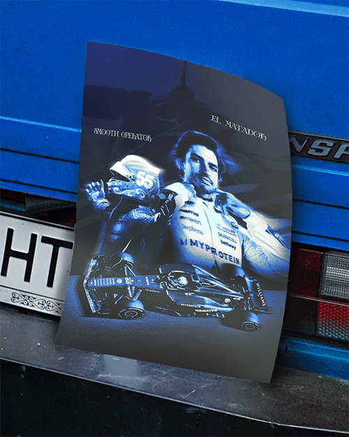 Carlos Sainz Poster