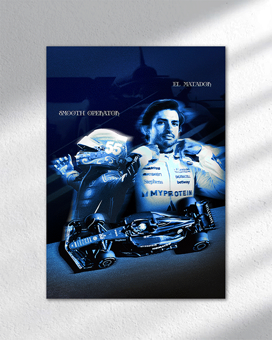 Carlos Sainz Poster