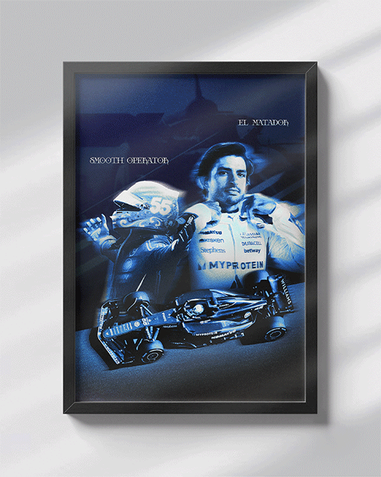 Carlos Sainz Poster