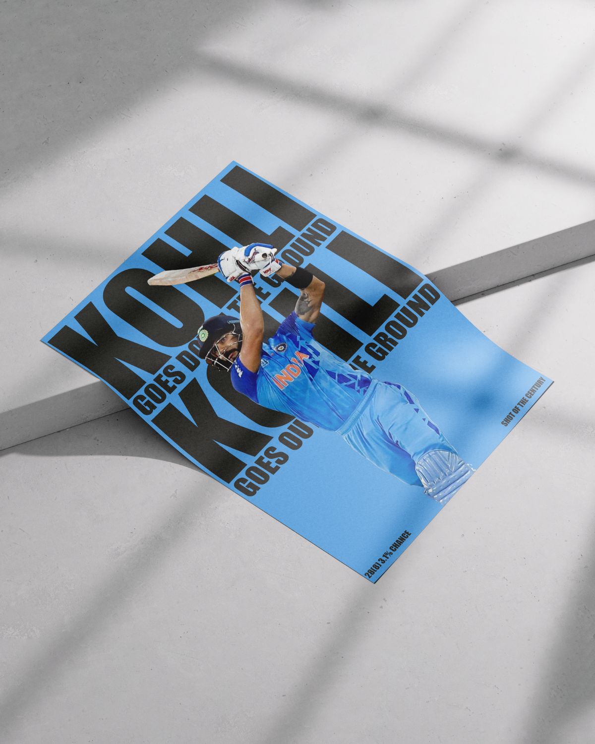 Virat Kohli Poster | Cricket Poster - Shot of the Century