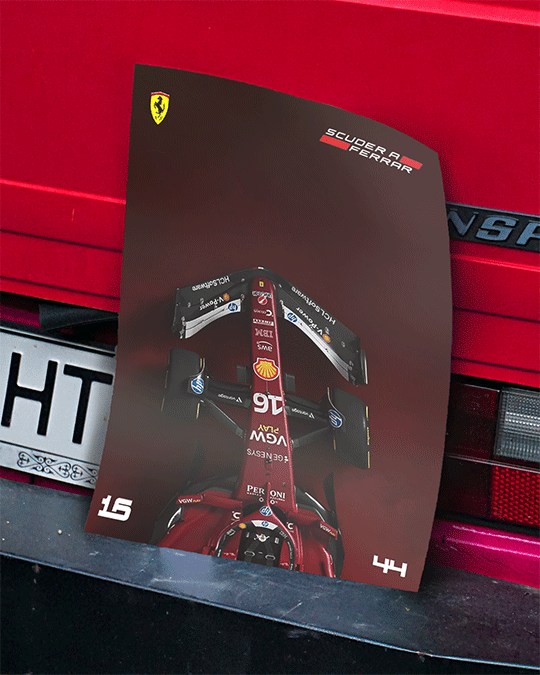 Ferrari SF25 F1 Poster