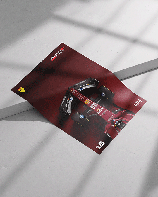 Ferrari SF25 F1 Poster
