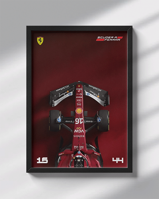 Ferrari SF25 F1 Poster