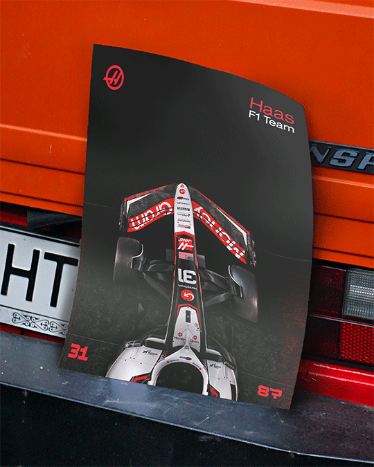 Haas F1 Poster