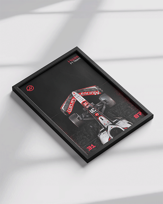 Haas F1 Poster
