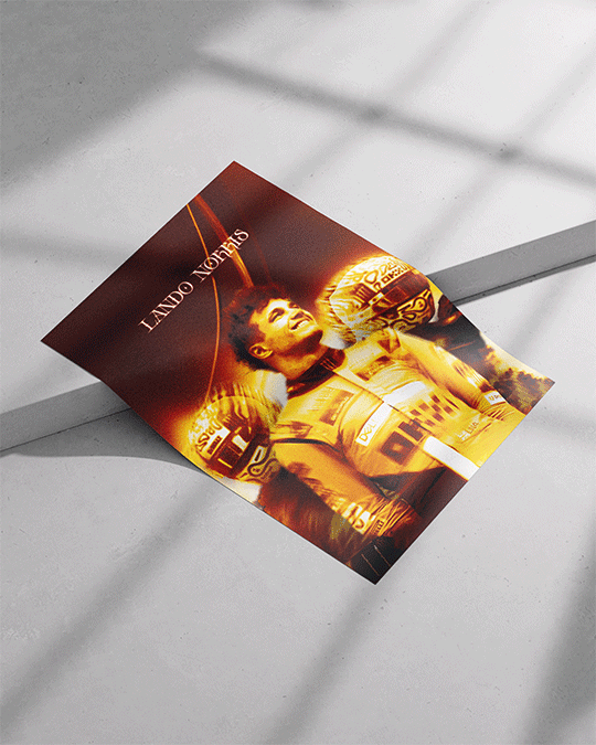 Lando Norris Poster