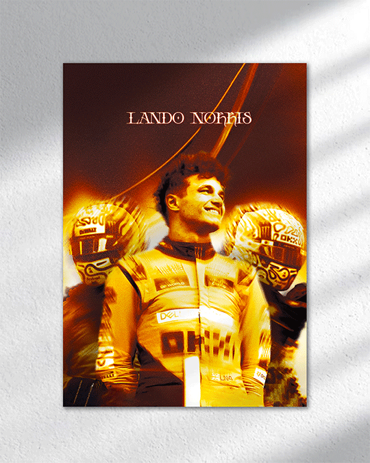 Lando Norris Poster