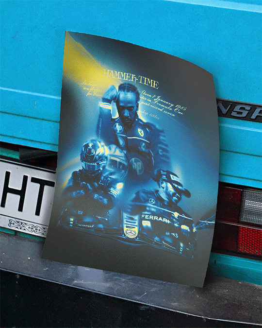 Lewis Hamilton Poster