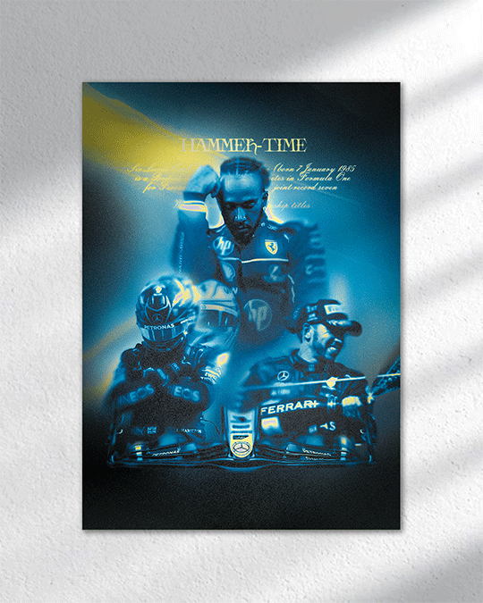 Lewis Hamilton Poster