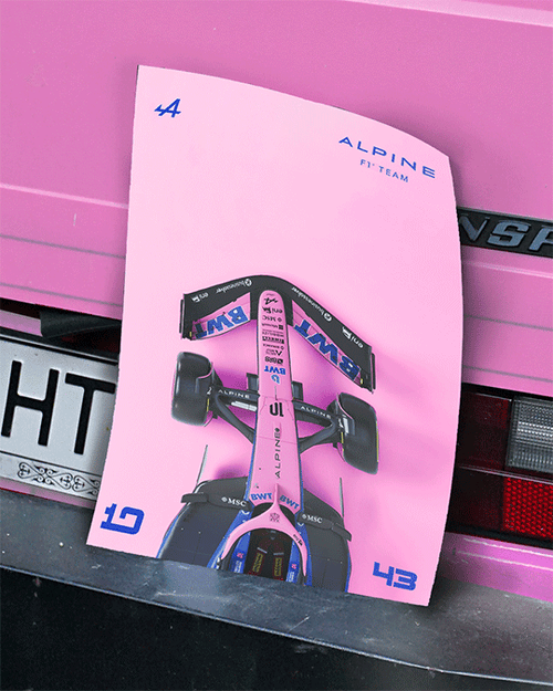 BWT Alpine F1 Poster