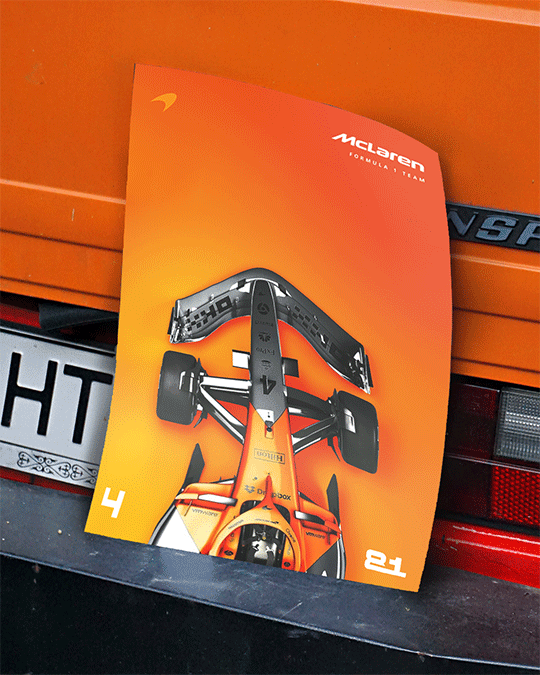 McLaren F1 Poster