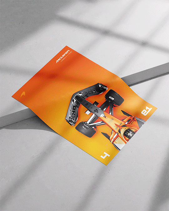 McLaren F1 Poster