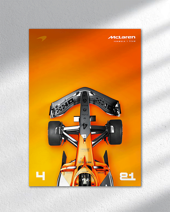 McLaren F1 Poster