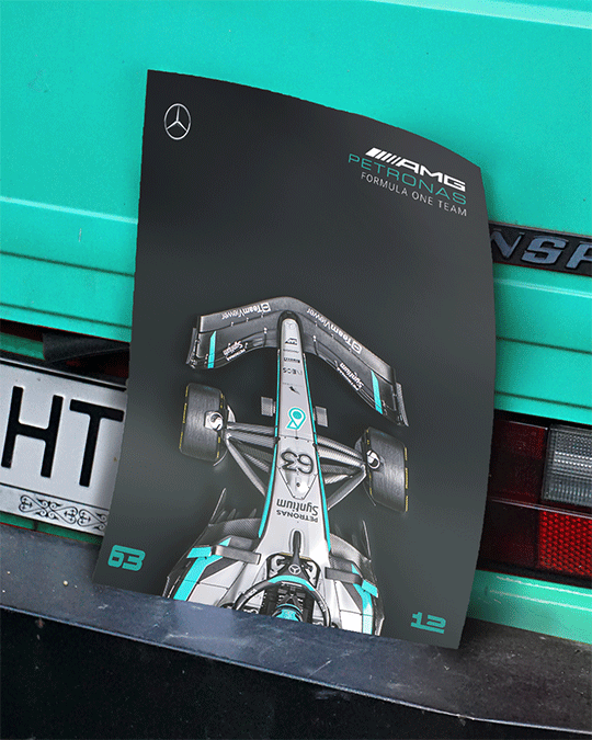 Mercedes F1 Poster