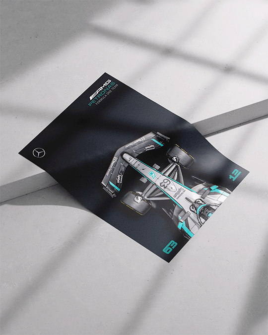 Mercedes F1 Poster