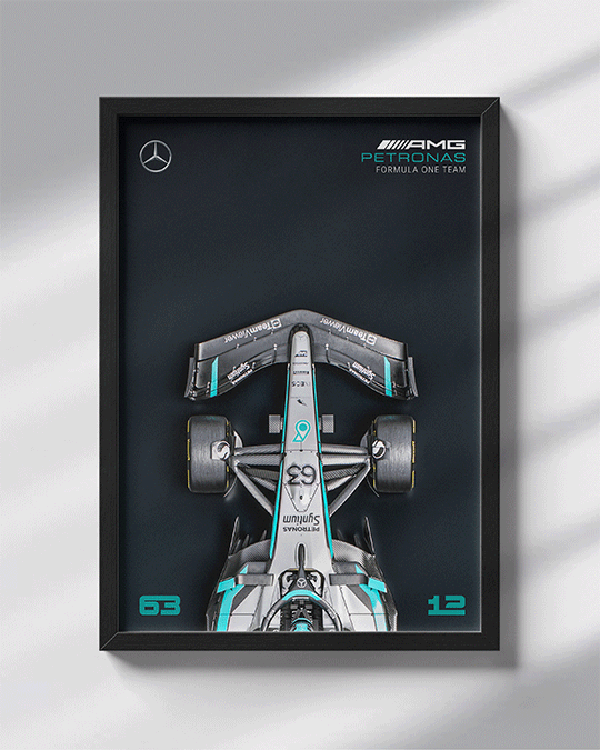 Mercedes F1 Poster