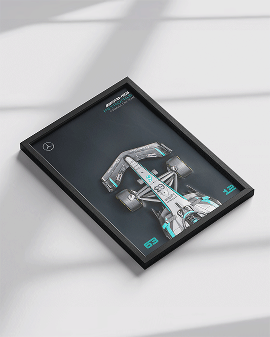 Mercedes F1 Poster