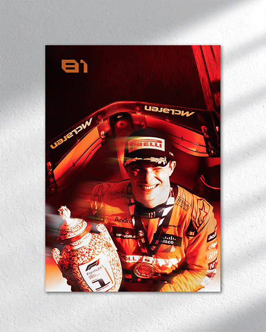 Oscar Piastri Poster
