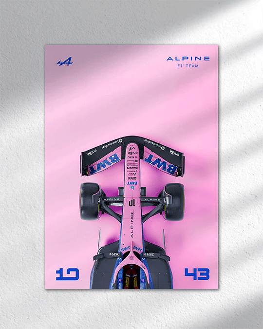 BWT Alpine F1 Poster