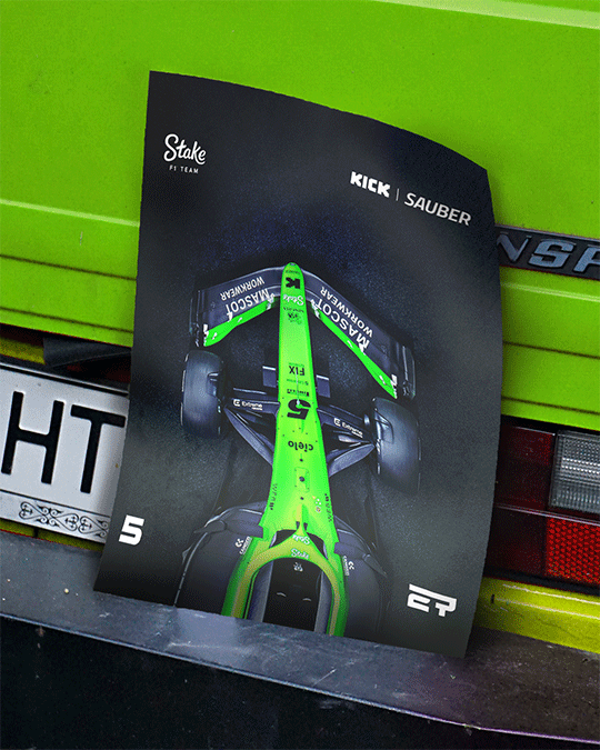 Kick Sauber Stake F1 Poster