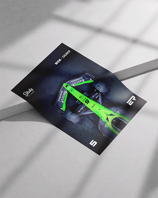 Kick Sauber Stake F1 Poster