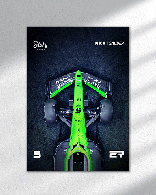 Kick Sauber Stake F1 Poster