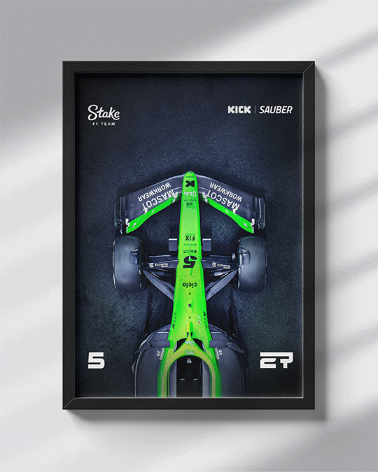 Kick Sauber Stake F1 Poster