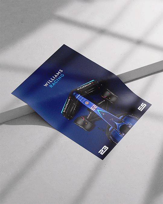 Williams F1 Poster