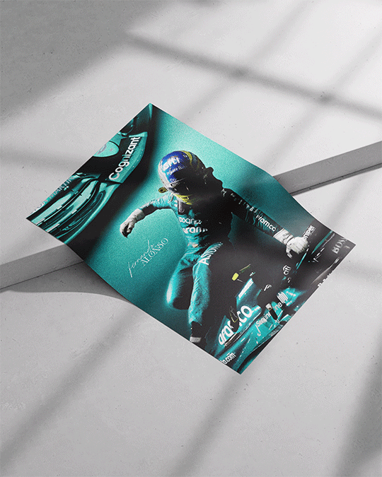 Fernando Alonso Poster