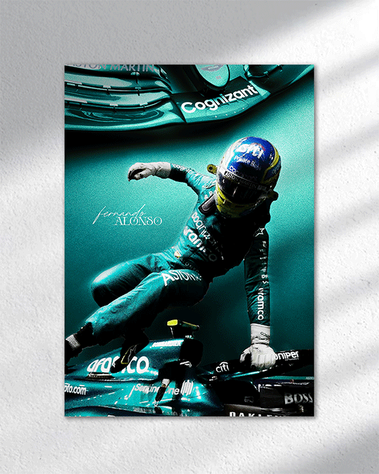 Fernando Alonso Poster