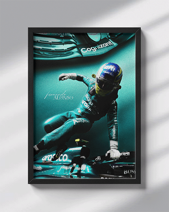 Fernando Alonso Poster